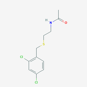 N-{2-[(2,4-dichlorobenzyl)thio]ethyl}acetamide