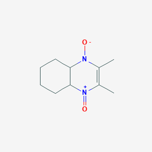 molecular formula C10H16N2O2 B5159259 2,3-dimethyl-4a,5,6,7,8,8a-hexahydroquinoxaline 1,4-dioxide 