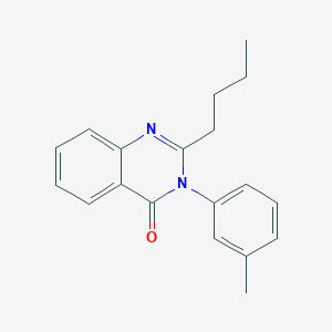 molecular formula C19H20N2O B5159315 2-butyl-3-(3-methylphenyl)-4(3H)-quinazolinone 