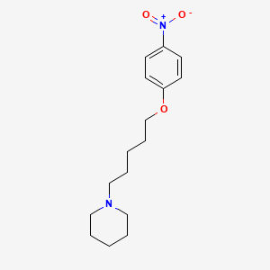 molecular formula C16H24N2O3 B5159437 1-[5-(4-nitrophenoxy)pentyl]piperidine 