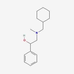 2-((Cyclohexylmethyl)(methyl)amino)-1-phenylethan-1-ol