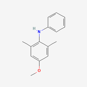 molecular formula C15H17NO B5159611 (4-methoxy-2,6-dimethylphenyl)phenylamine 