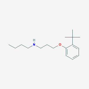 N-[3-(2-tert-butylphenoxy)propyl]-1-butanamine