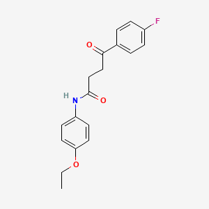 molecular formula C18H18FNO3 B5159644 N-(4-ethoxyphenyl)-4-(4-fluorophenyl)-4-oxobutanamide 