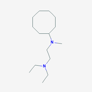 molecular formula C15H32N2 B5159666 N-cyclooctyl-N',N'-diethyl-N-methyl-1,2-ethanediamine 