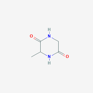 molecular formula C5H8N2O2 B051597 环(-丙氨酸-甘氨酸) CAS No. 4526-77-6