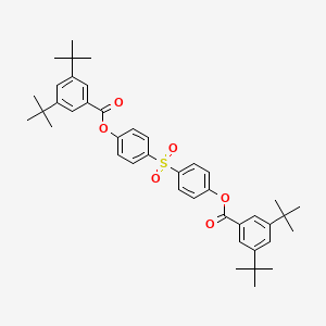 molecular formula C42H50O6S B5159734 sulfonyldi-4,1-phenylene bis(3,5-di-tert-butylbenzoate) 