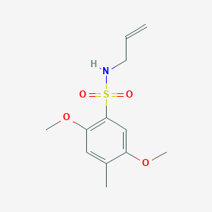 [(2,5-Dimethoxy-4-methylphenyl)sulfonyl]prop-2-enylamine