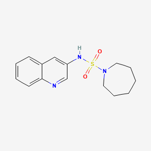 molecular formula C15H19N3O2S B5159855 N-3-quinolinyl-1-azepanesulfonamide 