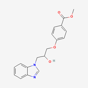 methyl 4-[3-(1H-1,3-benzodiazol-1-yl)-2-hydroxypropoxy]benzoate