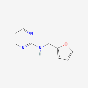 N-(2-furylmethyl)-2-pyrimidinamine
