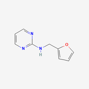 N-(furan-2-ylmethyl)pyrimidin-2-amine