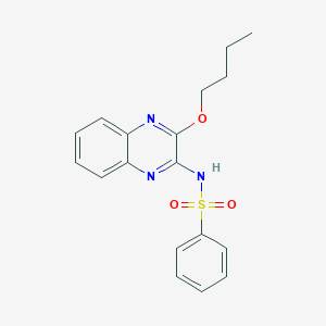 N-(3-butoxyquinoxalin-2-yl)benzenesulfonamide