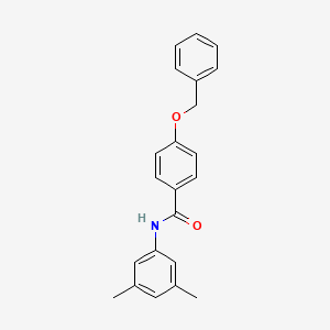 molecular formula C22H21NO2 B5160104 4-(benzyloxy)-N-(3,5-dimethylphenyl)benzamide 