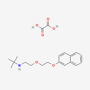molecular formula C20H27NO6 B5160214 tert-butyl{2-[2-(2-naphthyloxy)ethoxy]ethyl}amine oxalate 