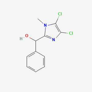 molecular formula C11H10Cl2N2O B5160249 (4,5-dichloro-1-methyl-1H-imidazol-2-yl)(phenyl)methanol 
