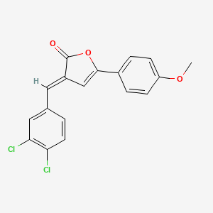 3-(3,4-dichlorobenzylidene)-5-(4-methoxyphenyl)-2(3H)-furanone