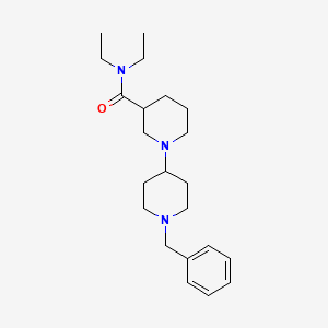 1'-benzyl-N,N-diethyl-1,4'-bipiperidine-3-carboxamide