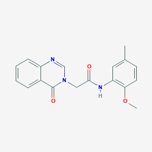 N-(2-methoxy-5-methylphenyl)-2-(4-oxo-3(4H)-quinazolinyl)acetamide