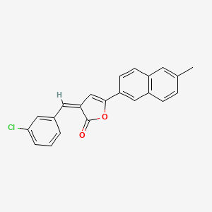 3-(3-chlorobenzylidene)-5-(6-methyl-2-naphthyl)-2(3H)-furanone