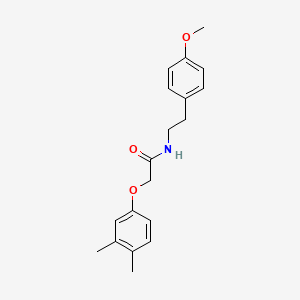 molecular formula C19H23NO3 B5160362 2-(3,4-dimethylphenoxy)-N-[2-(4-methoxyphenyl)ethyl]acetamide 