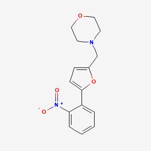 4-{[5-(2-nitrophenyl)-2-furyl]methyl}morpholine