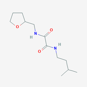 molecular formula C12H22N2O3 B5160776 N-(3-methylbutyl)-N'-(tetrahydro-2-furanylmethyl)ethanediamide 