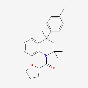 2,2,4-trimethyl-4-(4-methylphenyl)-1-(tetrahydro-2-furanylcarbonyl)-1,2,3,4-tetrahydroquinoline