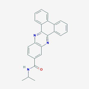 molecular formula C24H19N3O B5160974 N-isopropyldibenzo[a,c]phenazine-11-carboxamide 