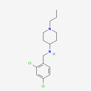 molecular formula C15H22Cl2N2 B5160989 N-(2,4-dichlorobenzyl)-1-propyl-4-piperidinamine 