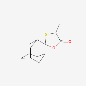 4-methyl-5H-spiro[1,3-oxathiolane-2,2'-tricyclo[3.3.1.1~3,7~]decan]-5-one