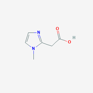 molecular formula C6H8N2O2 B051610 (1-甲基-1H-咪唑-2-基)-乙酸 CAS No. 118054-54-9