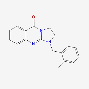 1-(2-methylbenzyl)-2,3-dihydroimidazo[2,1-b]quinazolin-5(1H)-one