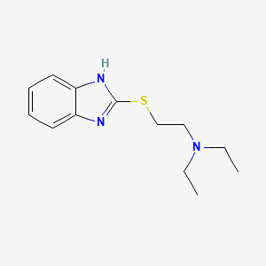 2-(1H-benzimidazol-2-ylthio)-N,N-diethylethanamine