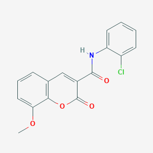 N-(2-chlorophenyl)-8-methoxy-2-oxo-2H-chromene-3-carboxamide