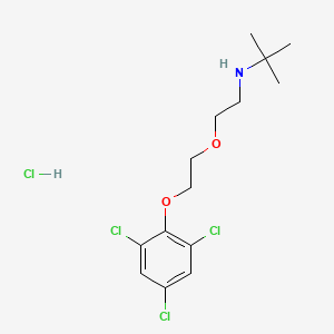 tert-butyl{2-[2-(2,4,6-trichlorophenoxy)ethoxy]ethyl}amine hydrochloride