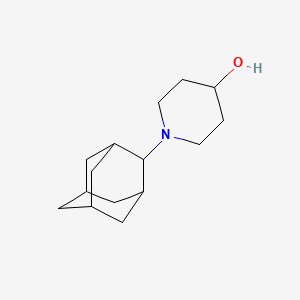 molecular formula C15H25NO B5161302 1-(2-adamantyl)-4-piperidinol 