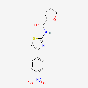 N-[4-(4-nitrophenyl)-1,3-thiazol-2-yl]tetrahydro-2-furancarboxamide
