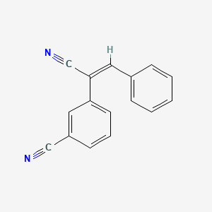 molecular formula C16H10N2 B5161434 3-(1-cyano-2-phenylvinyl)benzonitrile 