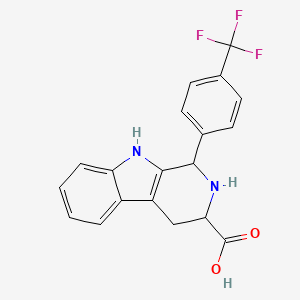 1-[4-(trifluoromethyl)phenyl]-2,3,4,9-tetrahydro-1H-beta-carboline-3-carboxylic acid