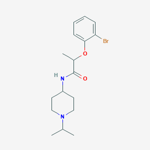 2-(2-bromophenoxy)-N-(1-isopropyl-4-piperidinyl)propanamide