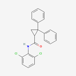 N-(2,6-dichlorophenyl)-2,2-diphenylcyclopropanecarboxamide