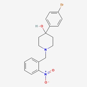 4-(4-bromophenyl)-1-(2-nitrobenzyl)-4-piperidinol