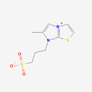 3-(6-methyl-7H-imidazo[2,1-b][1,3]thiazol-4-ium-7-yl)-1-propanesulfonate