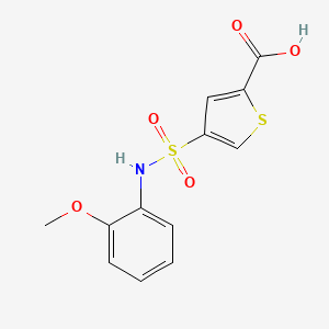 4-{[(2-methoxyphenyl)amino]sulfonyl}-2-thiophenecarboxylic acid