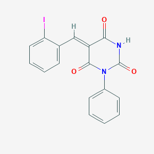 5-(2-iodobenzylidene)-1-phenyl-2,4,6(1H,3H,5H)-pyrimidinetrione