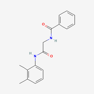 molecular formula C17H18N2O2 B5161609 N-{2-[(2,3-dimethylphenyl)amino]-2-oxoethyl}benzamide 