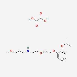 molecular formula C19H31NO8 B5161679 N-{2-[2-(2-isopropoxyphenoxy)ethoxy]ethyl}-3-methoxy-1-propanamine oxalate 