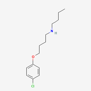 molecular formula C14H22ClNO B5161720 N-butyl-4-(4-chlorophenoxy)-1-butanamine 