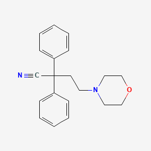 molecular formula C20H22N2O B5161744 4-(4-morpholinyl)-2,2-diphenylbutanenitrile CAS No. 59882-09-6